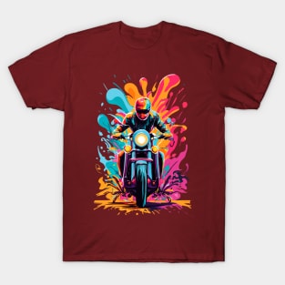 Motorcycle Retro - Vintage Motorcyclist Motorbike T-Shirt